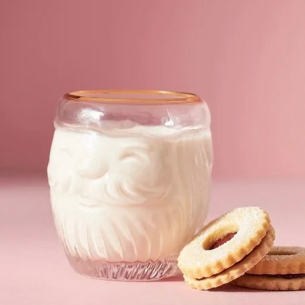 Anthropologie Santa Claus North Pole Juice Glass